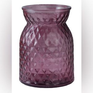 💜 PURPLE DECORATIVE GLASS JAR 💜